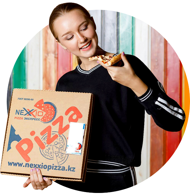 Основной продукт меню - пицца, занимает свыше 50% продаж